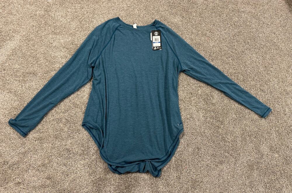 Under Armour Women's Teal Performance Long-Sleeve Top